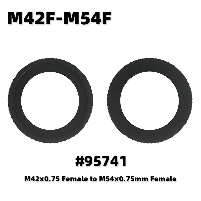 EYSDON M54F to M42F/ M48F Conversion T Ring Adapter Female Thread Transform Telescope Converter -#95741/ #95742