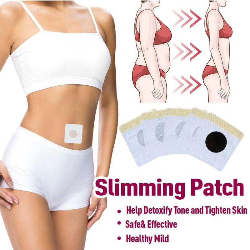 30pcs Slimming Patches Body Sculpting Belly Stickers Fat Burning Body Firming Waist Slim Navel Patch Weight Loss Products