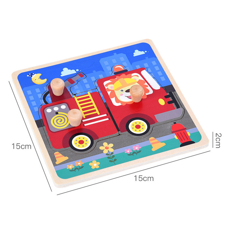Mainan bayi puzzle Montessori, mainan anak puzzle kayu untuk permainan bayi Montessori, mainan edukasi anak-anak 1 2 3 tahun