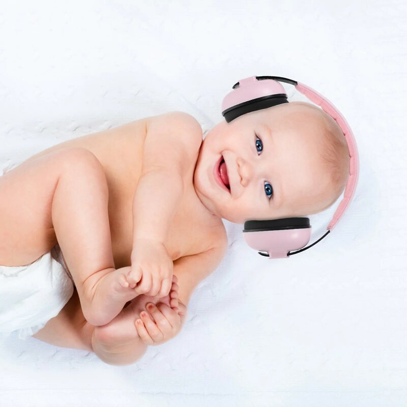 Headphone tidur Noise Cancelling, pelindung telinga bayi, penutup telinga bayi, headphone tidur