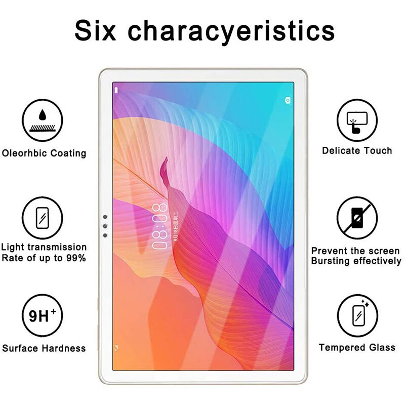 Tempered Glass For Huawei Matepad T10 T10s 10.1' Screen Protective Film Anti-Scratch 9H Hardness Ultra Clear Tempered Glass 2020