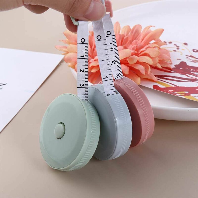 Portable 150cm/60" Office Tool Student Kids Measuring Tool Retractable Rulers Roll Tapes Measures Measuring Ruler