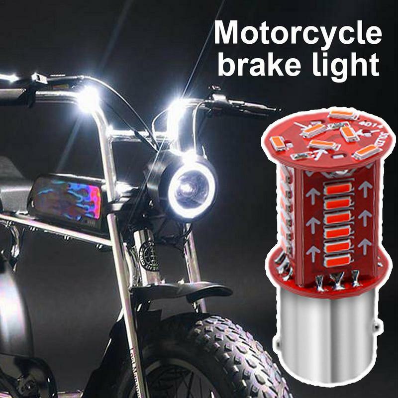 Ampoules clignotantes de frein à LED pour moto, feux de freinage, queue de frein multifonctionnelle, ampoule rapide de vélo de route