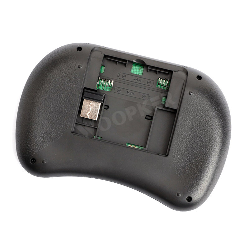 Teclado inalámbrico retroiluminado i8 Air Mouse para Android TV, panel táctil alimentado por batería AAA para Smart TV BOX PC Gamepad, Control remoto