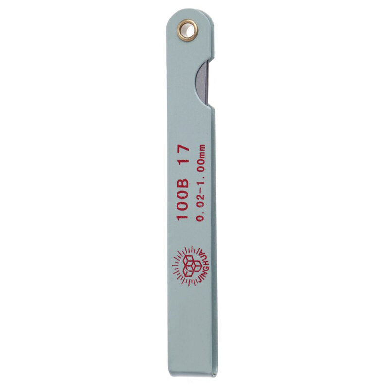 1pcs Feeler Gauge 0.02 To 1mm 17 Blade Carbon Steel Gap Metric Filler Measure Tool Valve Shim Gauging Measuring Tools