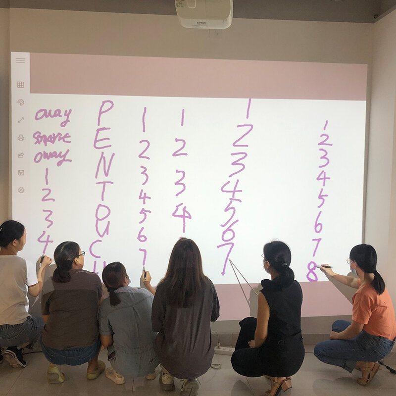 Mutil Touch Stift Touch Interaktive Whiteboard für Bildung, Treffen, Präsentation