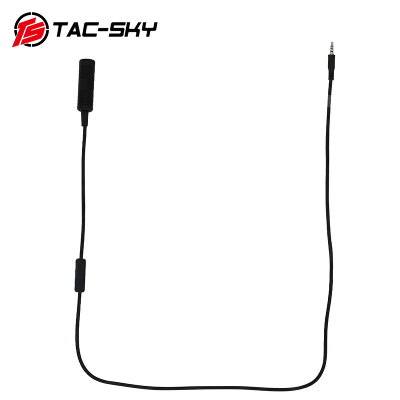 TS TAC-SKY 전술 헤드폰 액세서리 휴대 전화 미니 PTT 휴대 전화 플러그 3.5mm MP3 음악 어댑터 삼성 HTC 등.