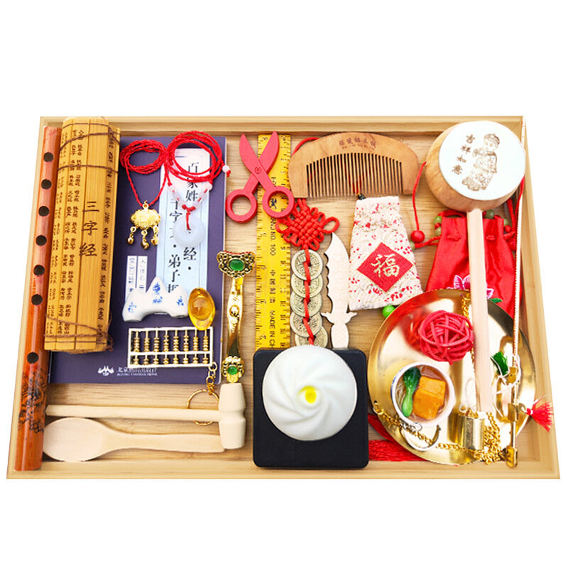 Moderne zhua zhou liefert set geschenk box, baby geburtstag erstes geburtstags geschenk, decke, geburtstags ballon
