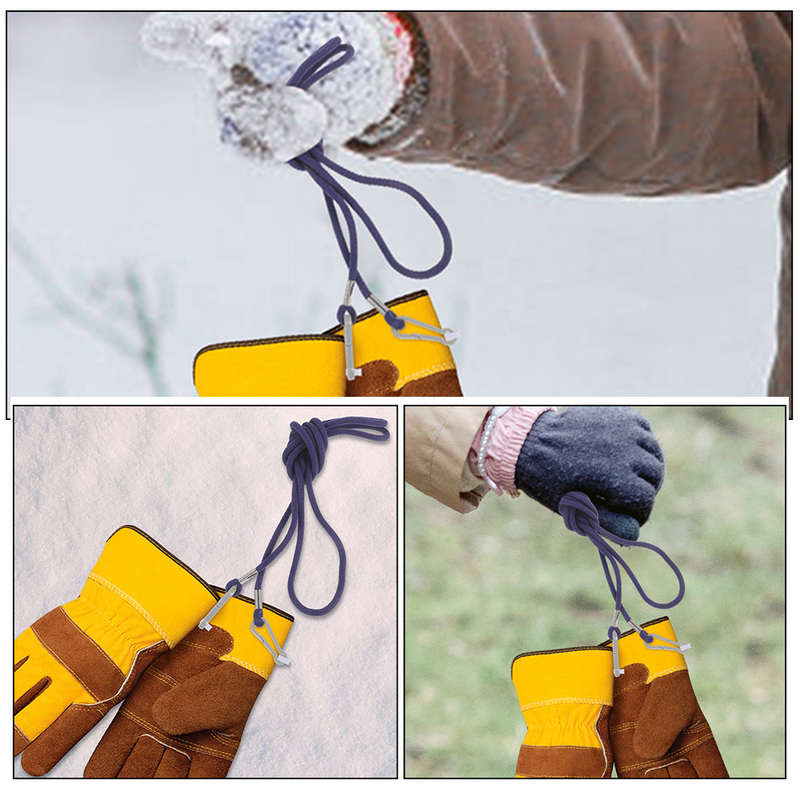 Anti-lost Glove Strap Holder Winter Children's Ski Gloves Rope For Nylon Toddler Kids