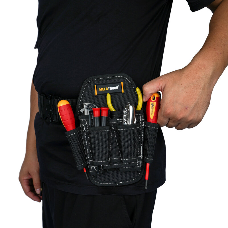 7 Taschen clip am Werkzeug beutel kleiner Werkzeug halter, min Work Organizer Werkzeug holster und Messer halter mit Gürtel clip