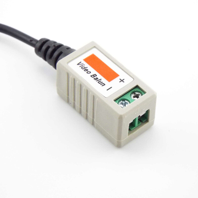 1 pasang konektor Balun Video BNC Transceiver pasif 3000FT jarak UTP Balun pria BNC CAT5 kabel untuk CCTV aksesori kamera