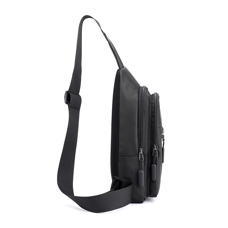 Bolso de pecho para hombre al aire libre, bolsa de mensajero Coreana de ocio, bolso de viaje de un solo hombro, bolso deportivo impermeable para teléfono móvil