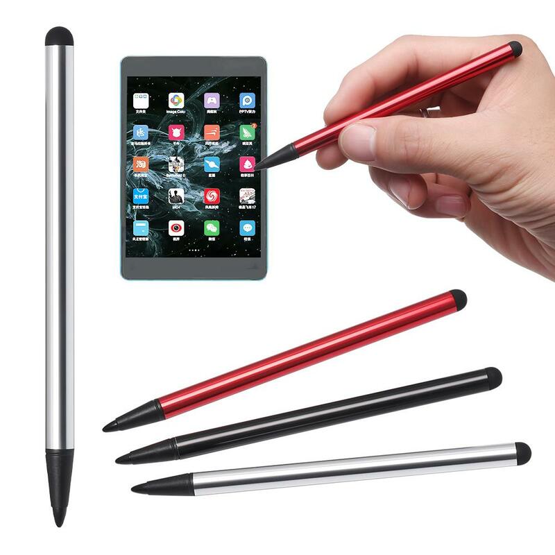ปากกาสไตลัส2อิน1คาปาซิทีฟหน้าจอสัมผัสสำหรับแท็บเล็ต iPad โทรศัพท์มือถือสำหรับ Samsung PC แท็บเล็ตอุปกรณ์เสริมปากกา
