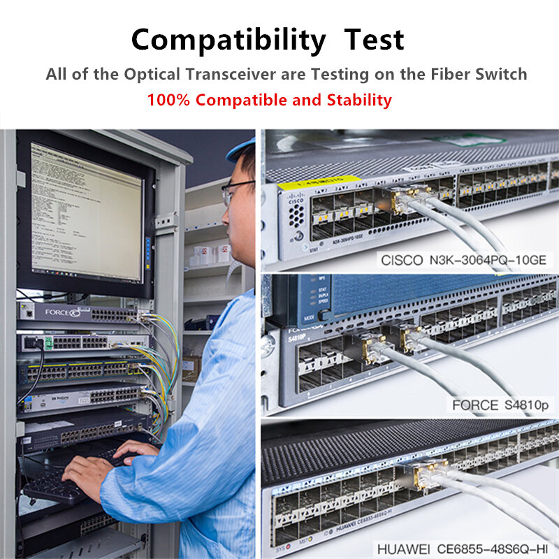 Cisco, Mikrotik, Netgear, TP-Link 광섬유 스위치용 트랜시버 모듈, 10 GBase-TX RJ45 구리 SFP-10G-T, 10Gb SFP to RJ45, 30m