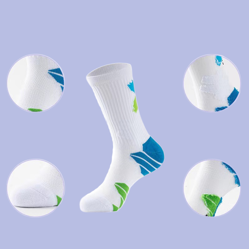 Calcetines de baloncesto de combate profesional para hombre, calcetín de alta calidad con absorción de impacto, grueso, 5/10 pares