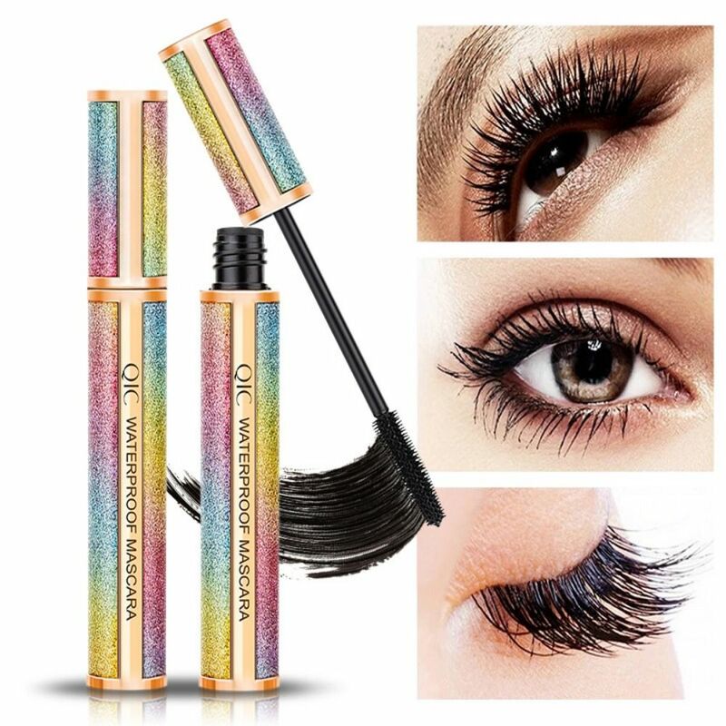 Lashes Makeup Eye Makeup Long Black Lash Lashes Thick Lengthening Curling Extension Waterproof 4D Silk Fiber Mascara