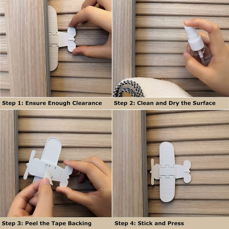 Child Safety Lock for Sliding Glass Door Baby Proof Windows Locks No Tools Drilling Needed Baby safety lock