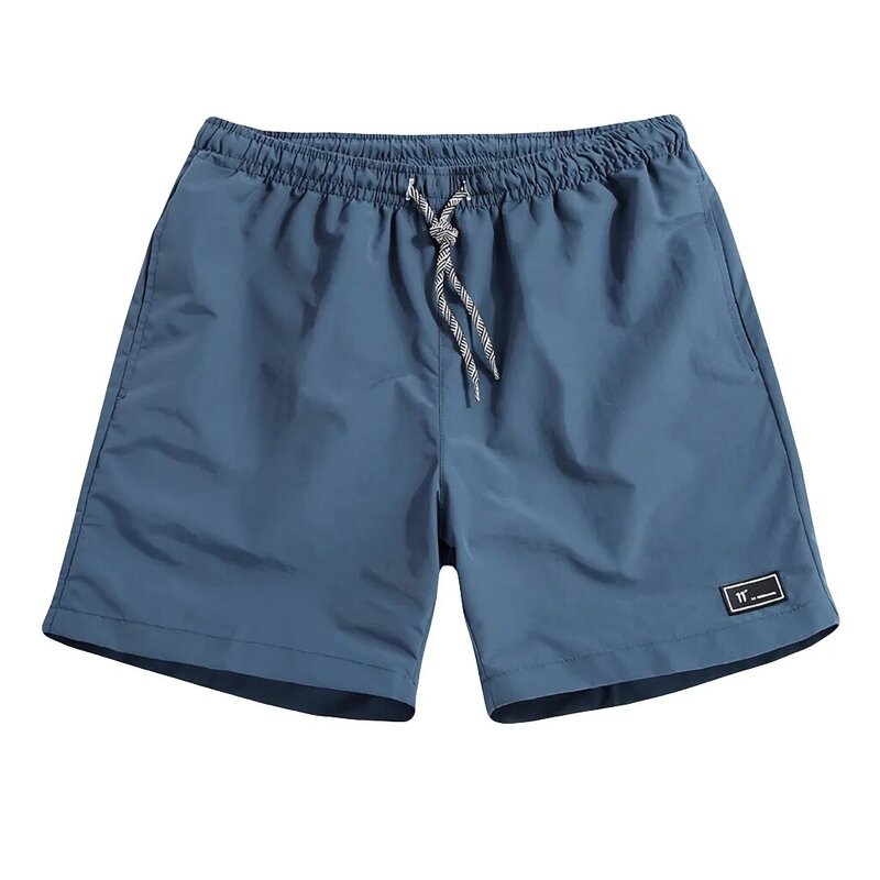 Pantalones cortos de secado rápido para hombre, ropa deportiva informal de talla grande para playa, Spodenki