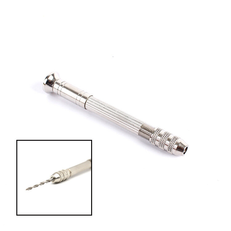 Metal Hand Drill Equipments Jewelry Tool UV Resin Silicone Mold Tools and 0.8mm-3.0mm High Speed Steel Drill Screw DIY Making