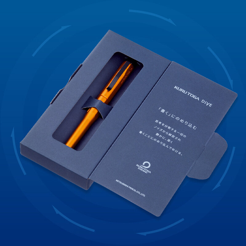 قلم رصاص أتوماتيكي يوني الأصلي ، M5-5000 الأساسية ، التكنولوجيا السوداء ، دوران الغوص KuruToga ، هدية الأعمال ، الإبداعية ، الأصلي