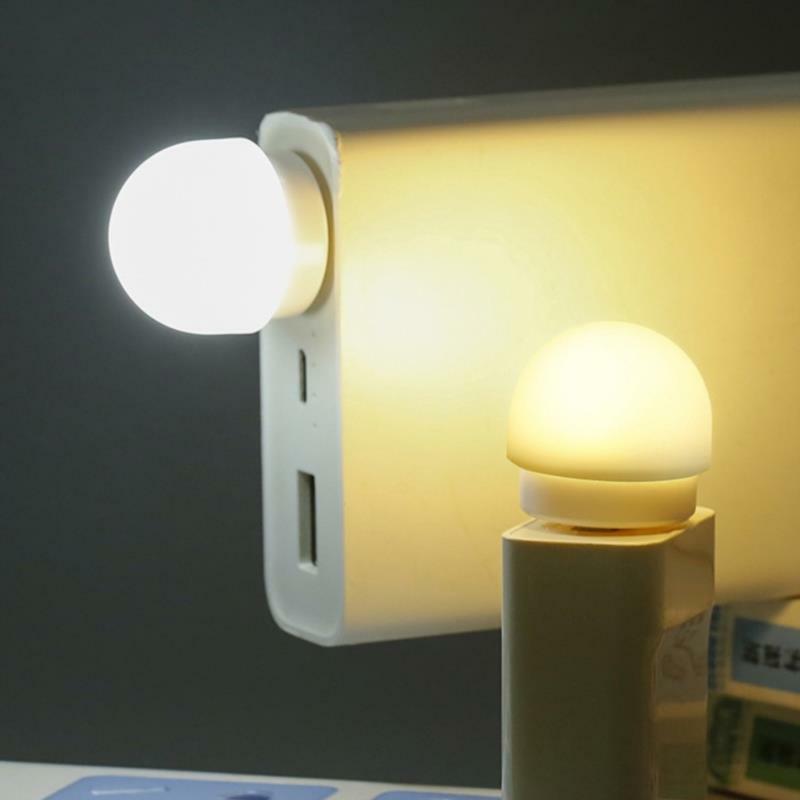 Usb Plug Lamp Computer Mobiele Power Opladen Usb Kleine Boek Lampen Led Oogbescherming Leeslamp Kleine Ronde Licht Nacht licht