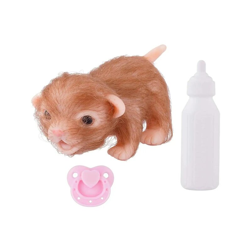 Маленькая игрушка-собака Реборн, подарок на День святого Валентина для коллекционных предметов