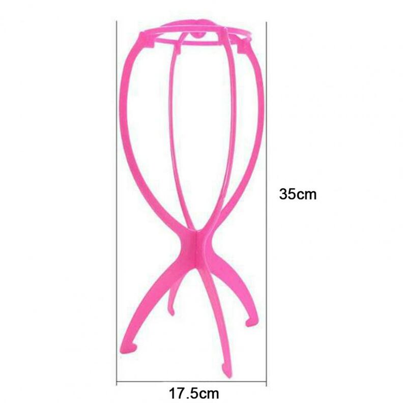 5*17.5cm Wig Display Folding Hat Hairpiece Holder Head Plastic Wig Holder Stand Portable Folding For Styling Drying Display Rack
