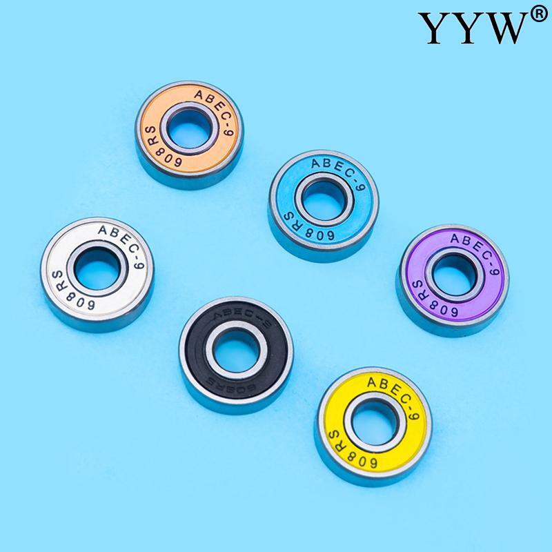 Roller Skate Bearings High-Speed Silent Skateboard Double Row 4 Wheels Skates Ice Skating Shoes Universal 608RS Roller ABEC-9
