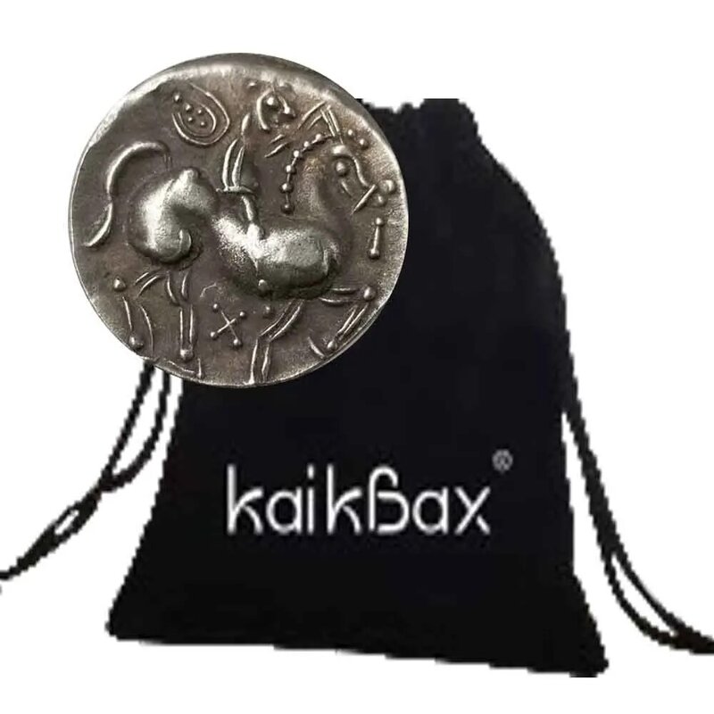 Lusso greco grande sole dio divertente 3D Art coppia moneta/buona fortuna moneta commemorativa tasca memoria moneta + sacchetto regalo