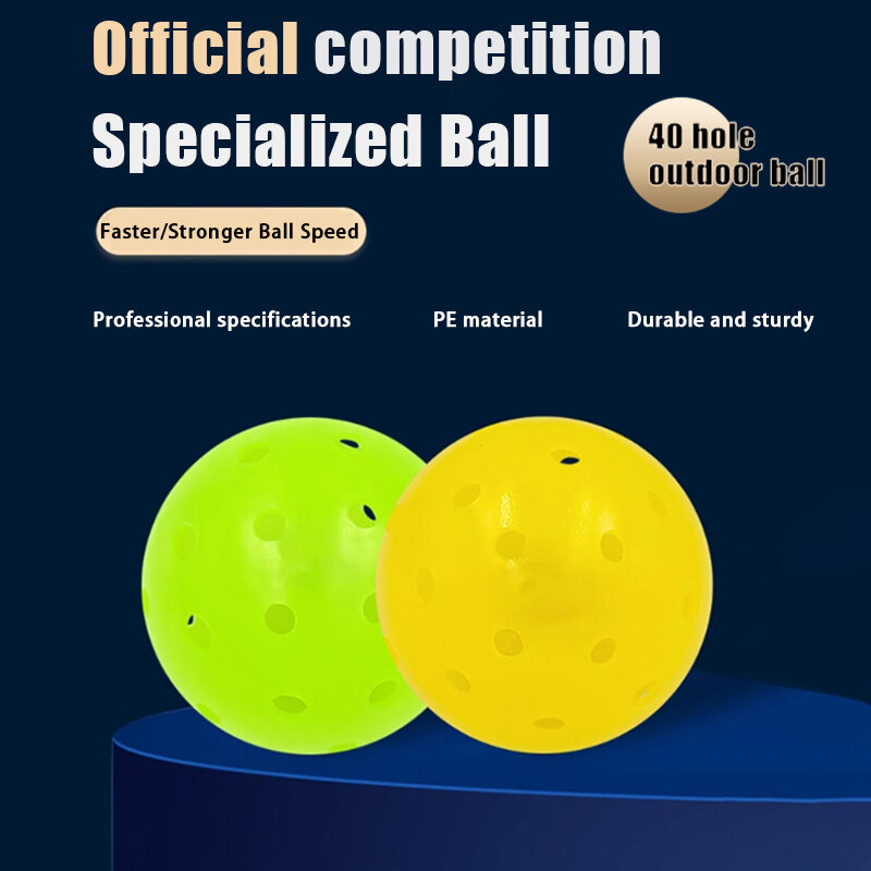Bola de recogida de 40 agujeros, Bola de recogida de moldeo por inyección rotacional de 74Mm, accesorios para deportes al aire libre
