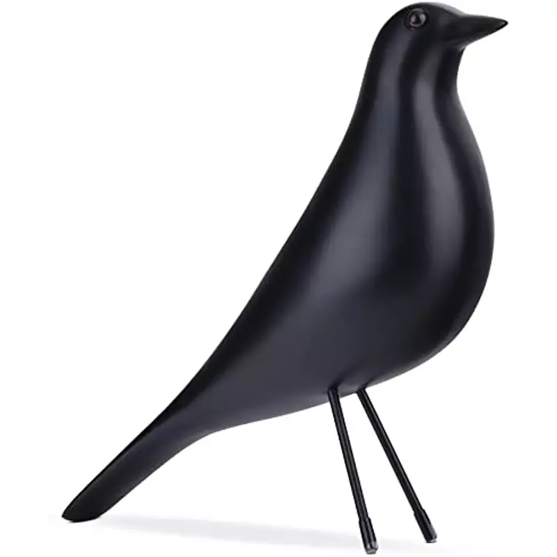 Figurina di uccelli resina statua di uccello scultura moderna minimalista uccello ornamenti decorativi per soggiorno camera da letto ufficio Decor
