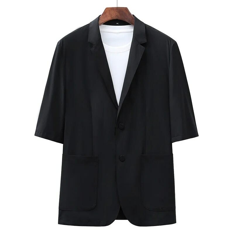 8094-T-Customized suit short sleeve T-shirt casual men's half sleeve Customized suit