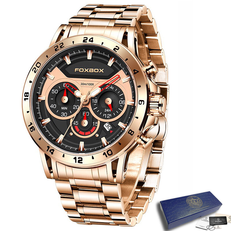 LIGE Relogio Masculino Mens Watches Top Brand Luxury Famous Men's Watch Fashion Casual Chronograph Military Quartz Wristwatch