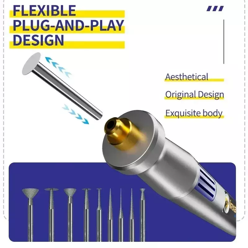 Penna per lucidatura elettrica MECHANIC IRX8 regolazione a quattro velocità motore ad alta velocità per telefono cellulare Chip Carving Mini strumenti per penna per lucidatura