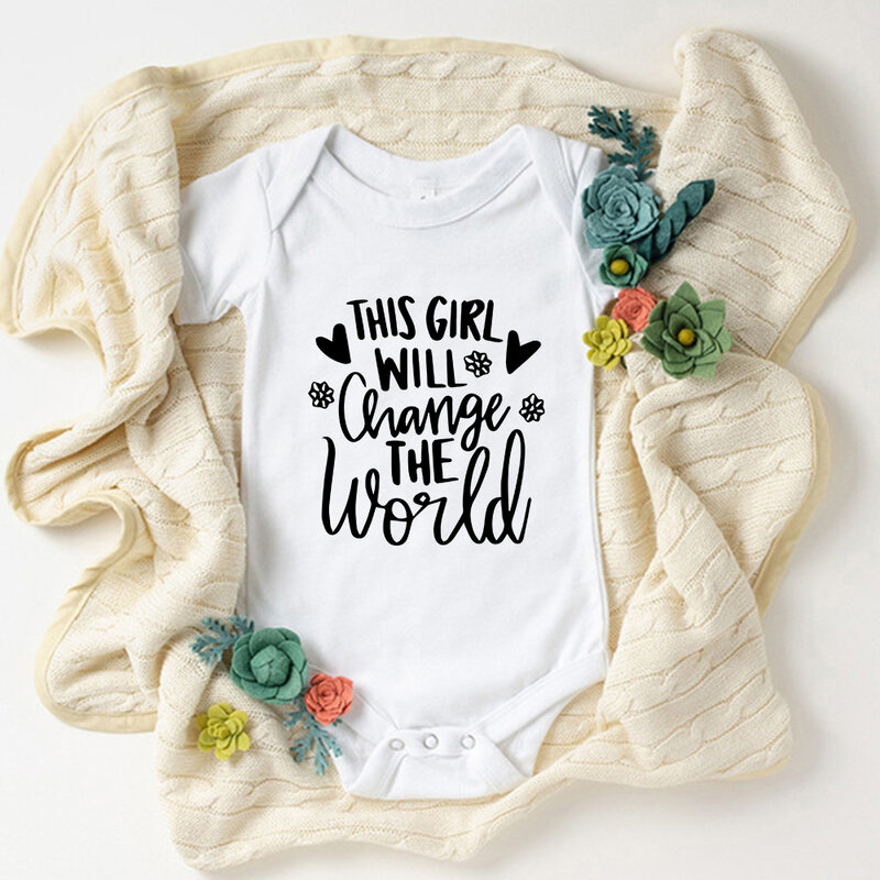 Newborn Jumpsuit Adorable 100% Cotton Baby Bodysuits - Let Grandma Know How Much You Love Her with a Sweet Letter Print Onesie!