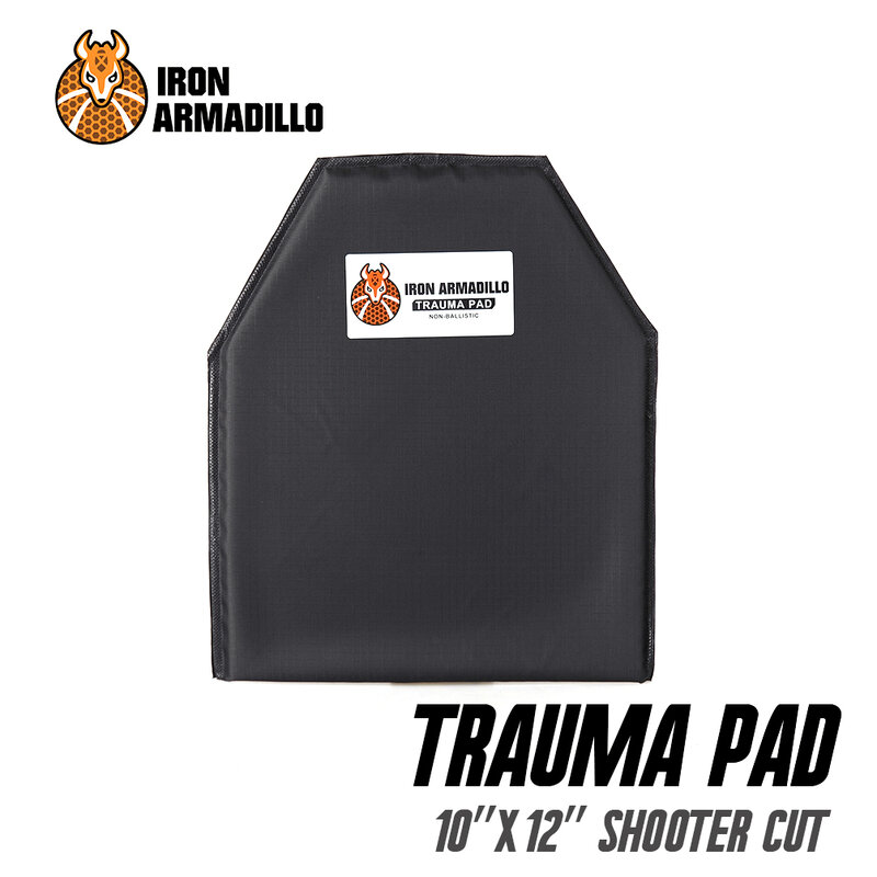 Iron Armadillo Armor Blunt Force Trauma Pad NON-BALLISTIC 10"X12"  Not Bulletproof
