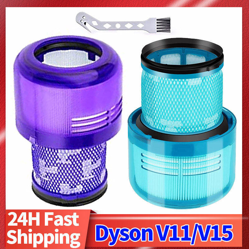 Dyson V11 V15 filter Penyedot Debu Filter Hepa dapat dicuci bagian pengganti penyedot debu tongkat tanpa kabel Post dyson V11 Filter