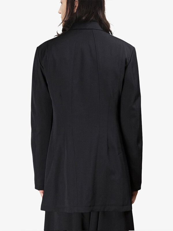 -Traje de Yohji Yamamoto Unisex, chaqueta informal de talla grande con traje y blazer, para hombre y mujer, 2022