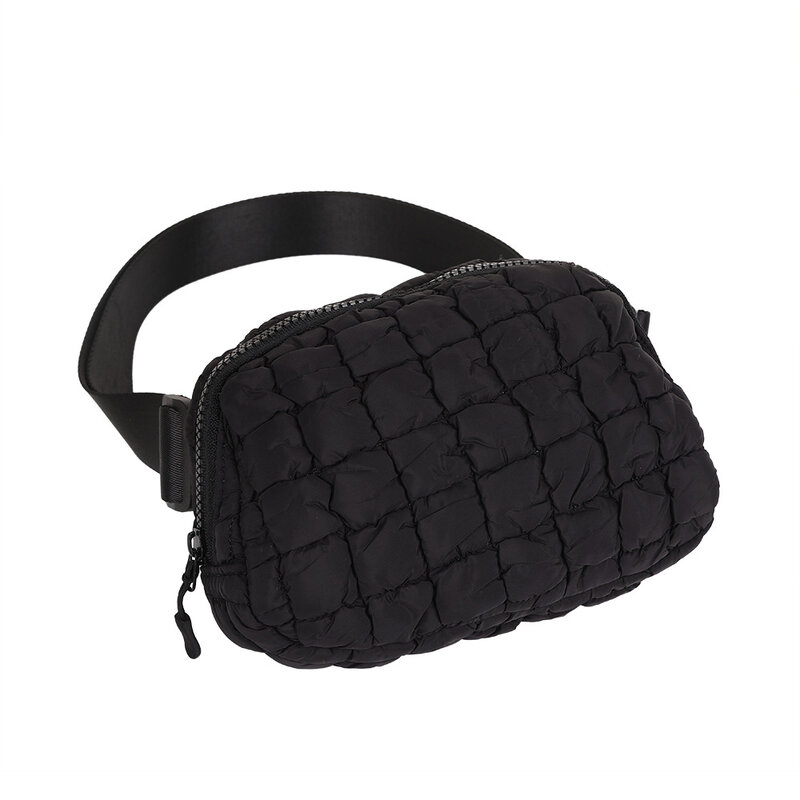 Veagn нейлоновое, стеганое клетчатые поясные сумки для женщин, женская сумка-слинг через плечо, женская уличная спортивная вместительная поясная сумка