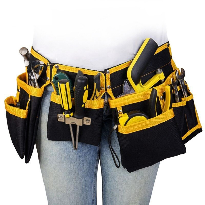 Bolsa multifuncional para herramientas de electricista, bolsa de cintura, cinturón, soporte de almacenamiento, organizador, envío gratis