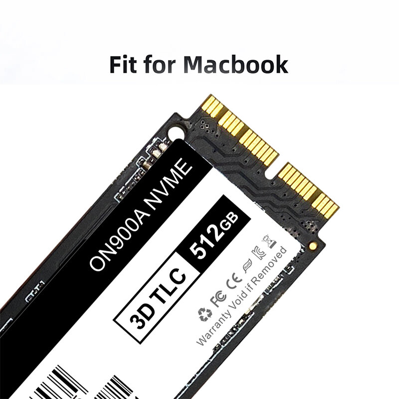 Disco de estado sólido interno para MacBook Pro, 512GB, 1TB, A1465, A1466, Mac Air, A1502, A1502, compatível com A1465, 2013-2015
