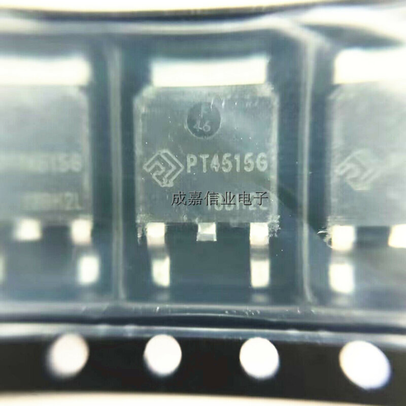 Chip de Controlador LED lineal de un solo segmento, PT4515GETOW TO-252-2, PT4515G, temperatura de funcionamiento:-40 Ω C a 85 Ω C, 10 unidades por lote
