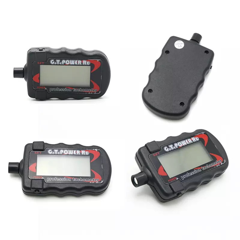G.T. Power Model Professional RC Motor Tachometer Digital Optical Tachometer for RC Aircraft Helicopter Quadcopter