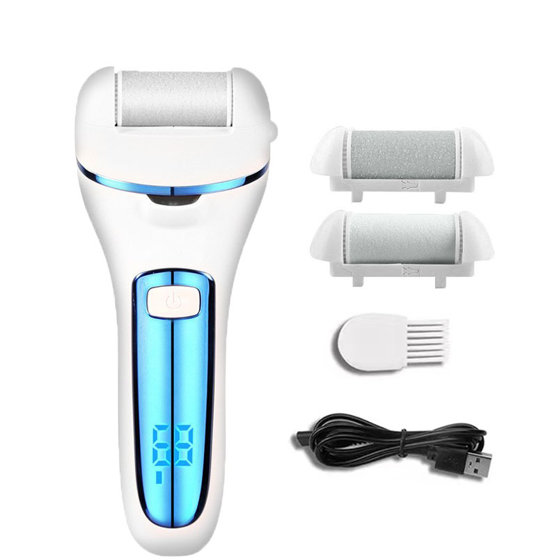 Electric Foot Callus Remover Rechargeable Portable Electronic Foot File Pedicure Kits Waterproof Foot Scrubber