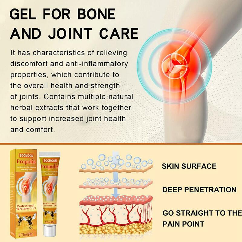 Crema professionale per la terapia dell'osso d'api 20g Advanced Bee Gel terapia articolare e ossea efficace per gambe mani braccia piedi