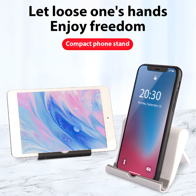 CASEPOKE Desktops Holder for Apple Samsung Xiaomi Lenovo Phone Adjustable Tablet Stand for iPad Accessories Folding Bracket