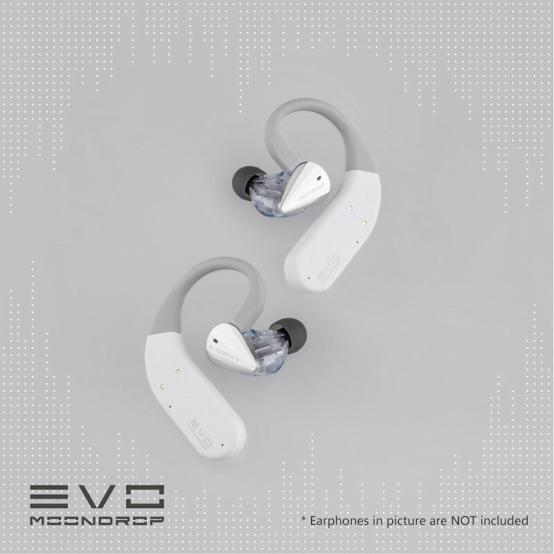 MOONDROP EVO HIFI prawdziwy ucho bezprzewodowe-hook DAC & Amp moduł podwójny ES9318 słuchawka Bluetooth z zaczepem na ucho