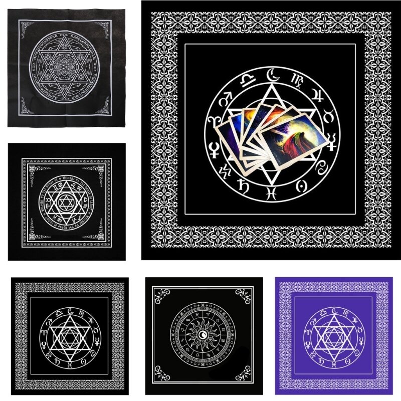 Board Game Tablecloth Square Divination Astrology Supplies Tarot Table Cover Dropship