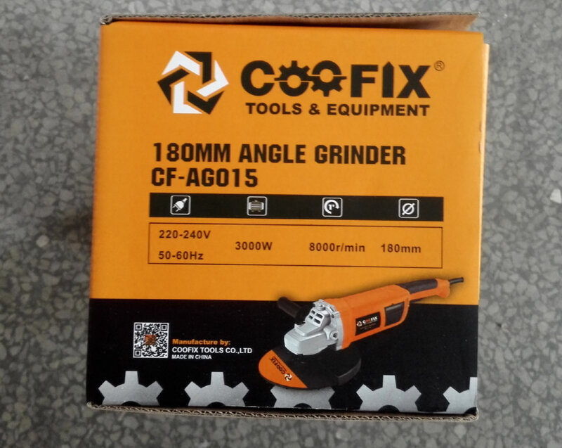 COOFIX Cf-AG015 전동 공구, 산업용 앵글 그라인더, 230mm