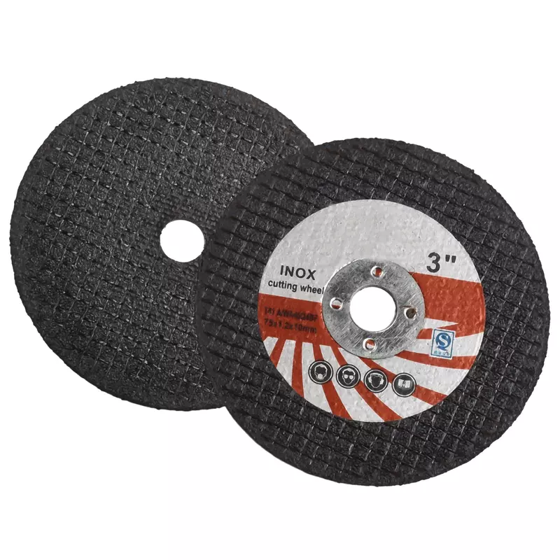 Disco de corte de doble malla para amoladora angular, Mini discos circulares de resina de 3 ", 10 piezas, 75mm, accesorios